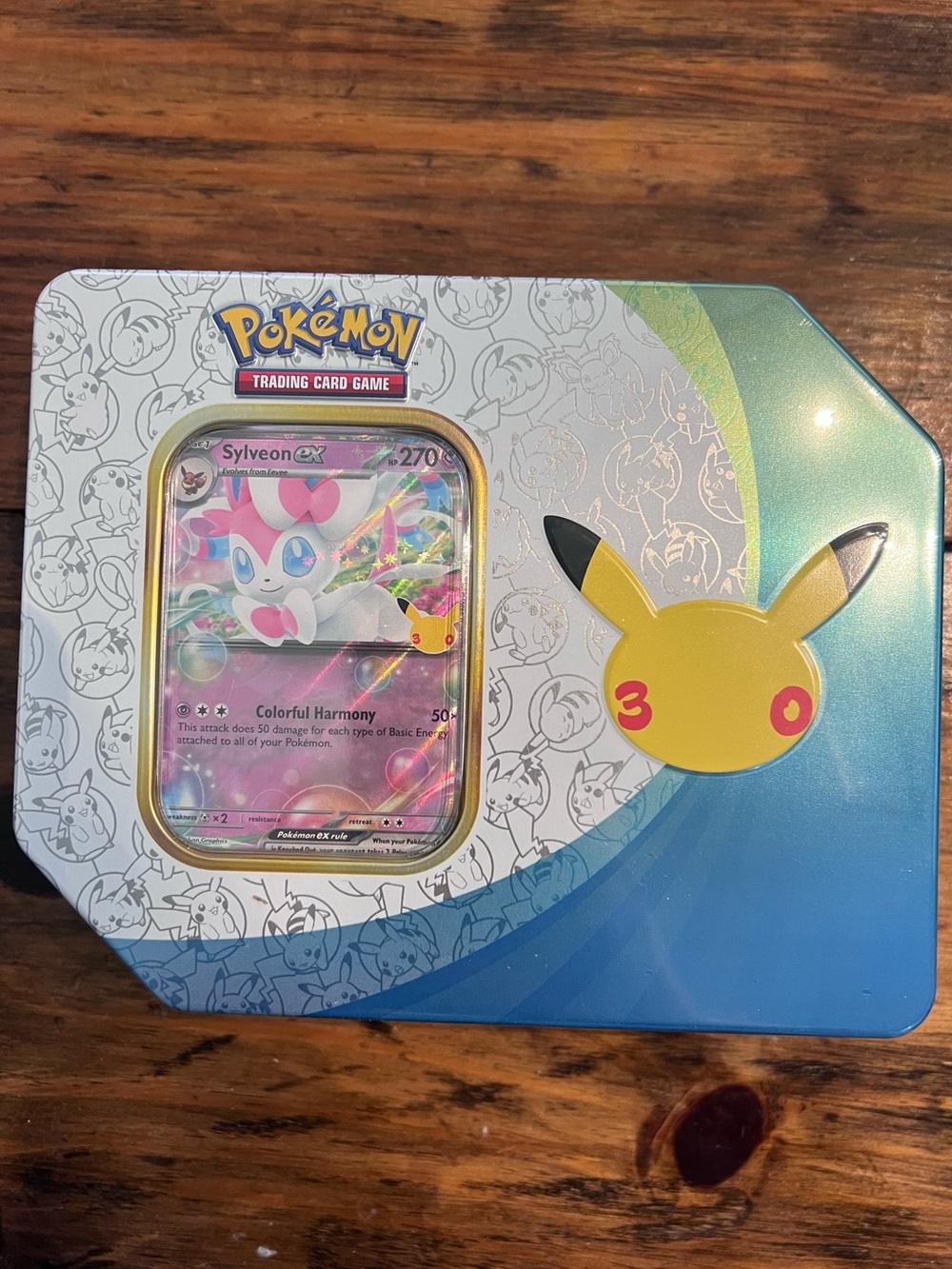 Authentic Pokemon 30th Celebration Tin🌟🥳🌟🥳🌟
